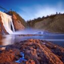 Viste delle cascate di Great Falls, Montana USA
