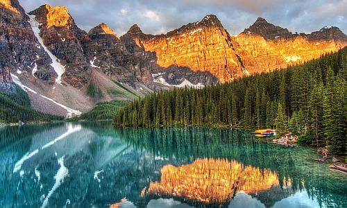 Well Known Lake Nord Ovest Americano British Columbia e Montagne Rocciose